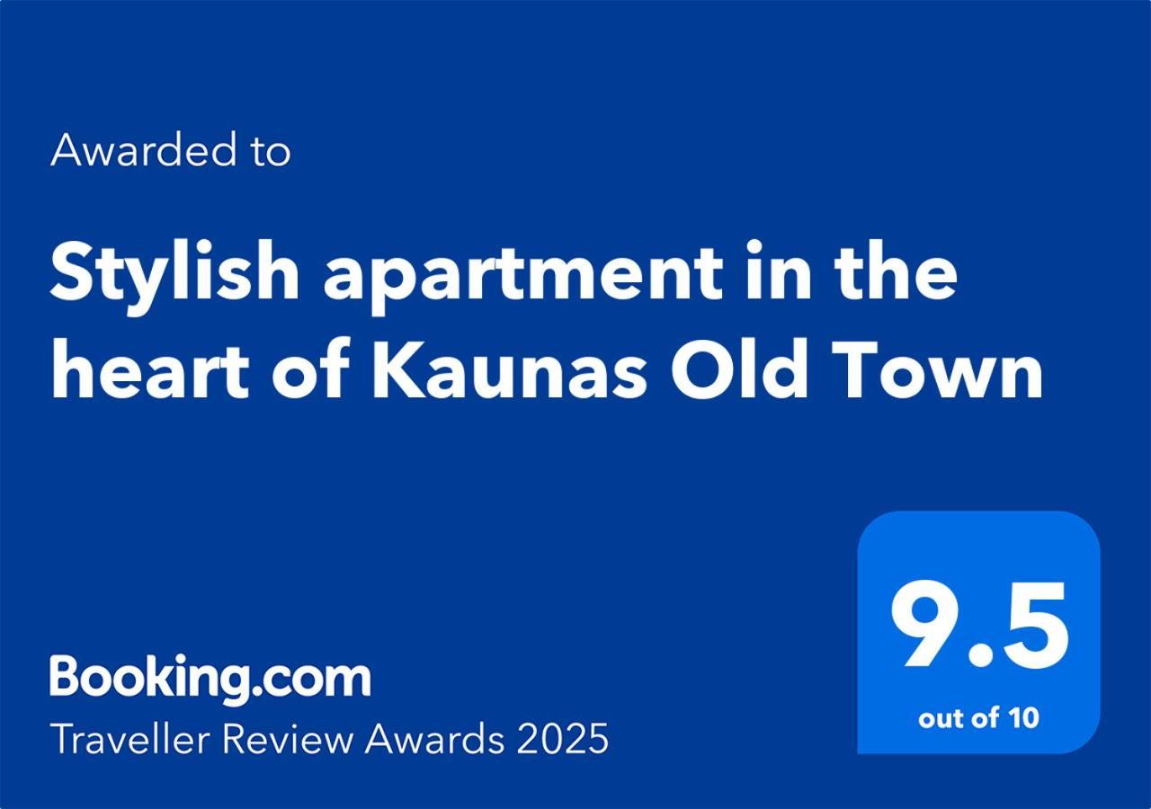 Stylish Apartment In The Heart Of Kaunas Old Town Exterior foto